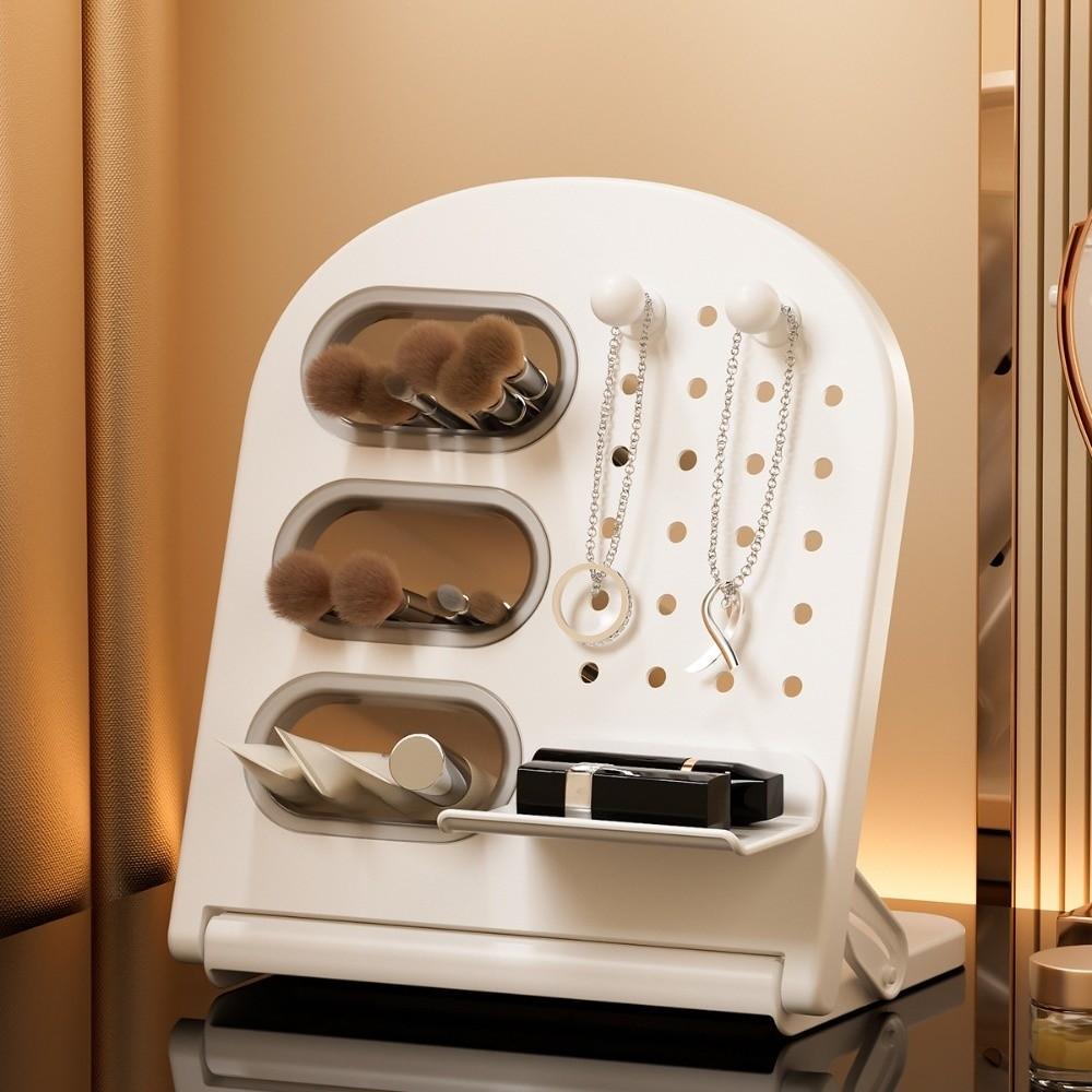 PP Hole Board Storage Rack Large Capacity Desktop Stationery Storage Rack  Students