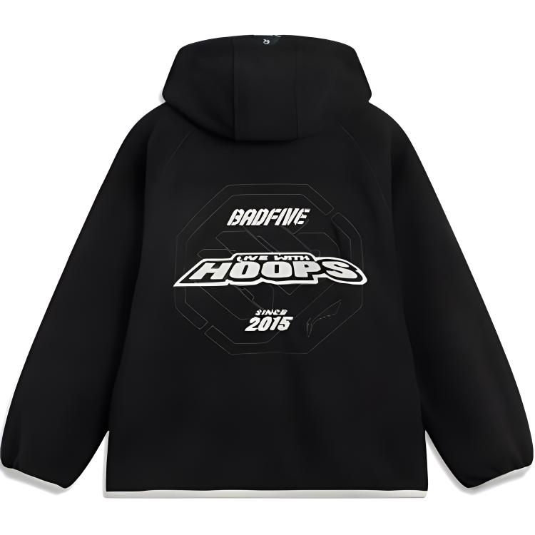 Li Ning Anti-Five Series Sports Casual Loose Warm Jacket Men Jacket Black AFDU499-6