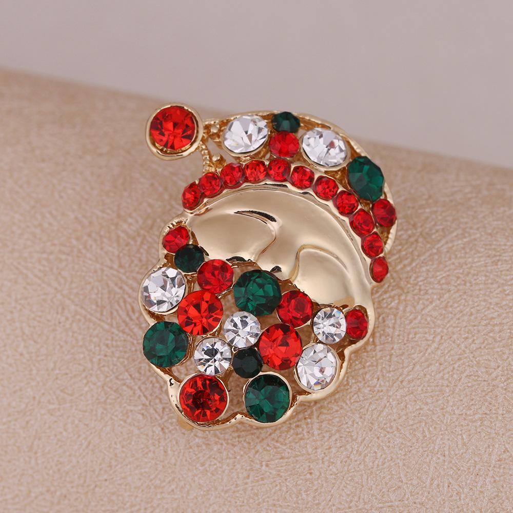 Christmas Vintage Alloy Brooch Premium Light Luxury Clothing Accessories Pin Jewelry Pearl Brooch Clothing