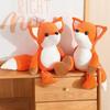 Comfortable And Soft Fox Plush Doll 20/30/45Cm Elastic Fox Doll Hug Pillow Soft Stuffed Animal Toy Children Appease Toys