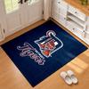 Detroit Tigers Teppich Fußmatte für Wohnzimmer oder Schlafzimmer Schutzmatte unter dem Stuhl Bürodeko Weihnachtsgeschenk Geburtstagsgeschenk