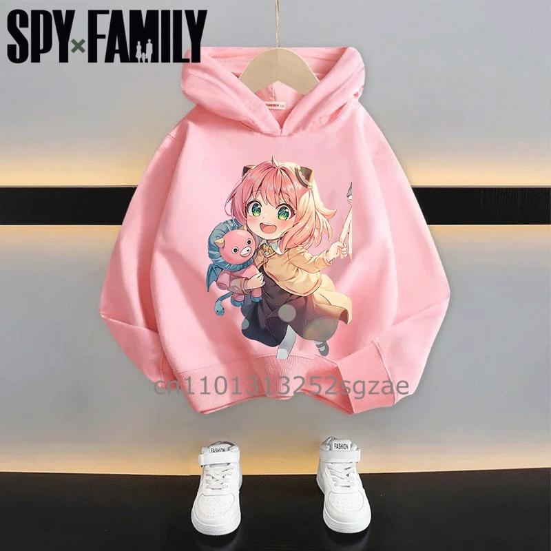 

Kids Spy x FAMILY Yor Forger Pullover Hoodie, Cute Anime Character Long Sleeve Loose Fit Sweatshirt, Cozy Casual Top for Toddler 110