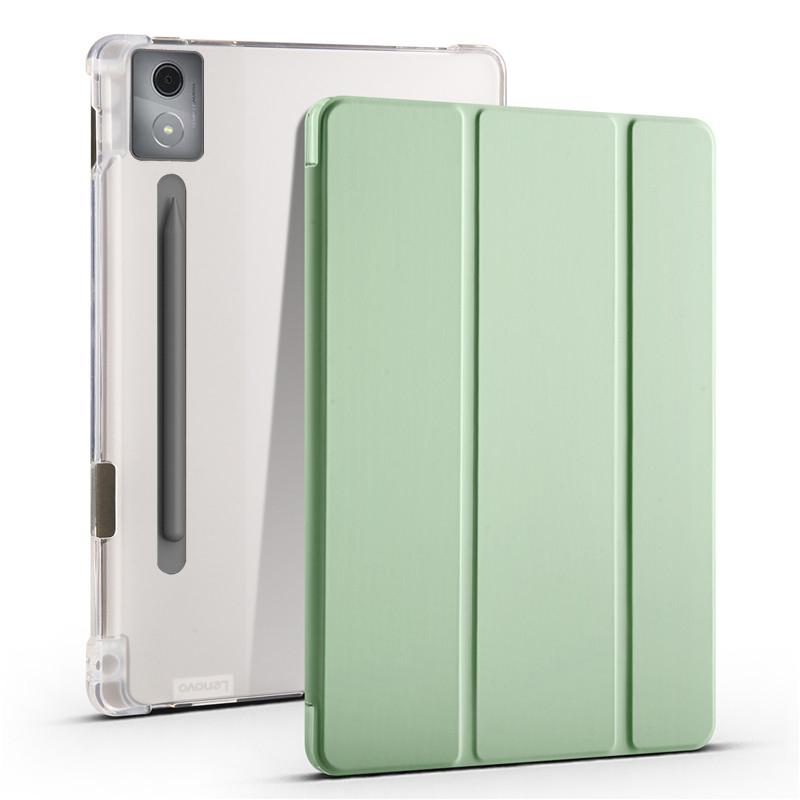 For Xiaoxin Pad Pro 12.7 Case With Pen Holder Trifold Soft Back Stand Tablet For Xiaoxin Pad Pro 12 7 Cover