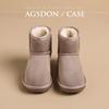 Snow boots short tube new winter velvet thickened short boots platform bread cotton shoes