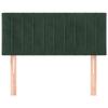 VidaXL Headboard Bedroom Furniture Bed Accessory Single Bed Headboard Interior Dark Green 80x5x78/88 346211