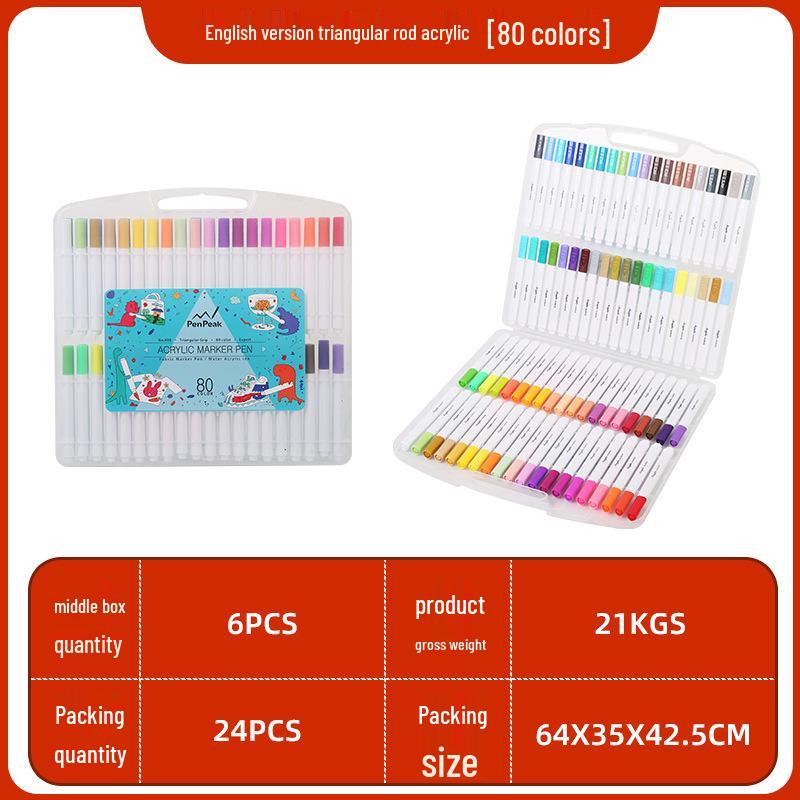 Acrylic Marker for Kids: Opaque, Waterproof, Layerable, and Washable Graffiti Pen