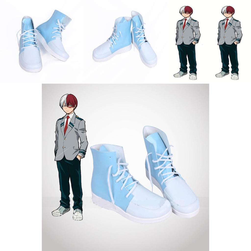 Ideales Geschenk My/boku No Hero Academia Shoto Todoroki u.a.. High School Version. Cosplay-Schuhe für Freunde und Familie