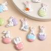 4Pcs 3D Easter Bunny Stickers Self-adhesive Cartoon Rabbit Stickers Decorations  Home Decoration