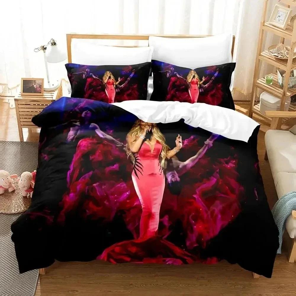

Comforter 3D Print Mariah Carey Bedding Set 3D Printed Suitable For Bedroom Kids Home Textile Comforter (quilt)-EU Single(135*200cm)3pcs