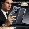Huawei Mate X7 Genuine Leather Foldable Magnetic Anti-Fall Full Coverage Phone Case - Collector's Edition