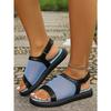 Damen Sommer Neue Dicksohlige Sandalen Netz Atmungsaktive Sandalen Offene Zehen Fußabdeckung Spot Strand Sandalen