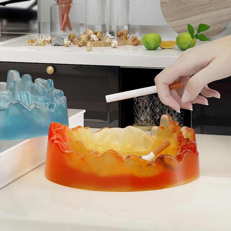 Ashtray Resin Mold,Cluster Crystal Ashtray Mold Jewelry Box Silicone Mold,Resin Casting Epoxy Mold for Home Decorations