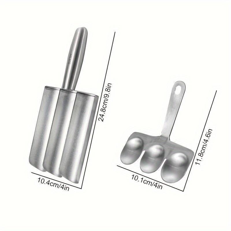 Stainless Steel Meatball Maker - Efficient Release, Nonstick Tool For Perfect Meatballs, Falafel & More - Ideal For Home Cooking Enthusiasts