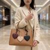 Hanger Pu Leather Heart Pendant Heart Shaped Bag Decoration Lovely Bag Charm  Bag Accessory