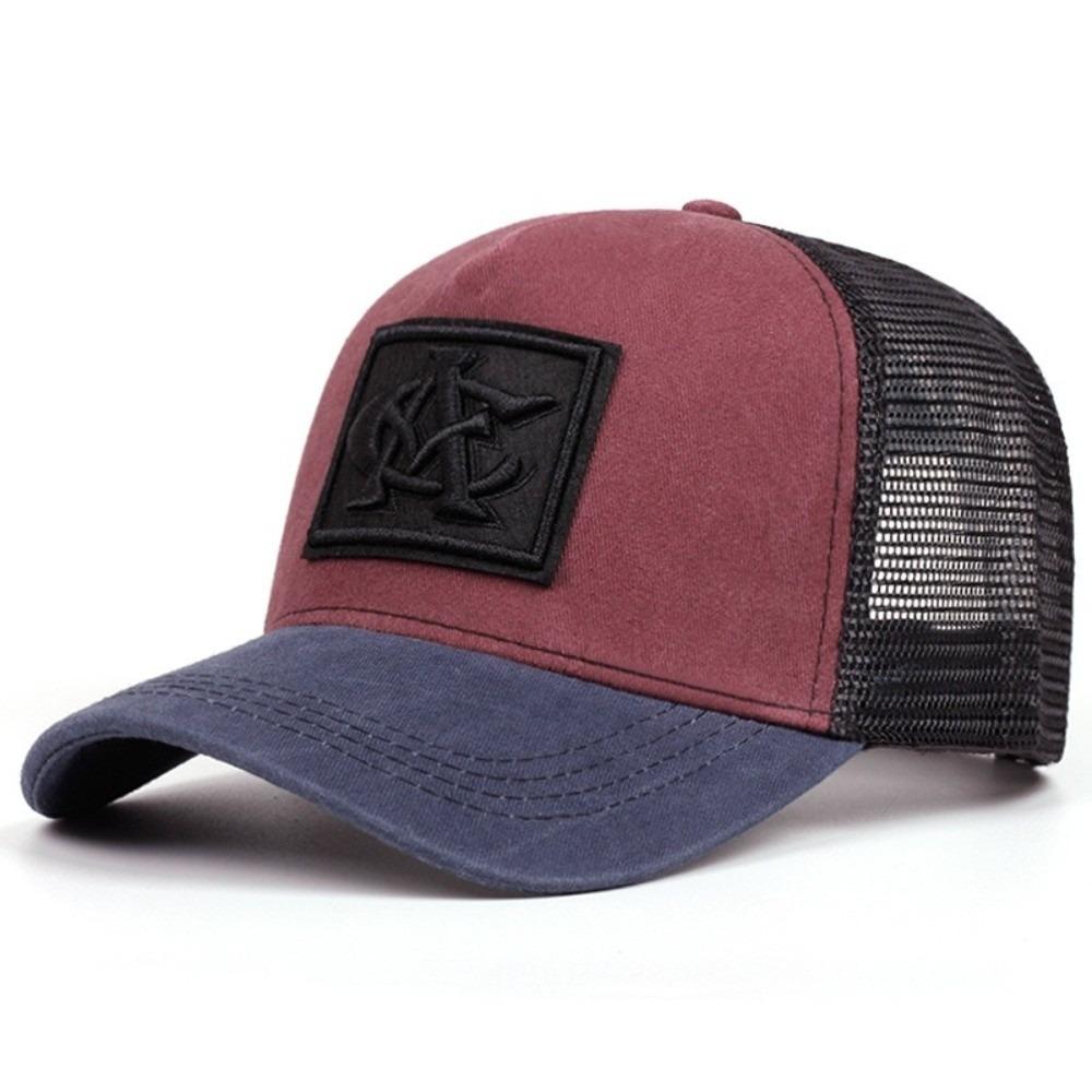 Vintage Breathable Baseball Hat Embroidered Hip Hop Hat Fashion Distressed Faded Cap Men Women