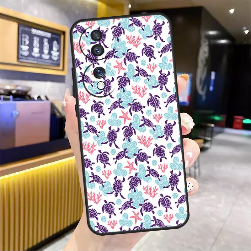 

Чехол для Honor Sea Turtle For Honor Magic 8 7 6 5 Lite Для Honor 200 400 Pro 50 70 90 X8c X8b X9a X9b X9c Win RT Honor X9b