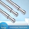 Stainless Steel Telescopic Wardrobe Hanging Drying Rod with Thickened Crossbar.