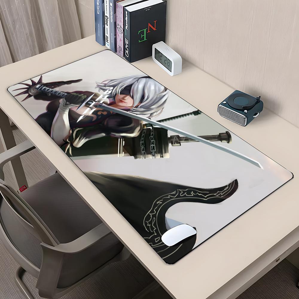 NieR Automata 2b Mouse Pad Rubber Antislip Keyboard Pad 40x90cm Mousepad Gaming Accessories XXL Office Computer Mat