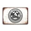Route 66 Souvenir License Plate, Vintage Metal Auto Sign 20x30cm
