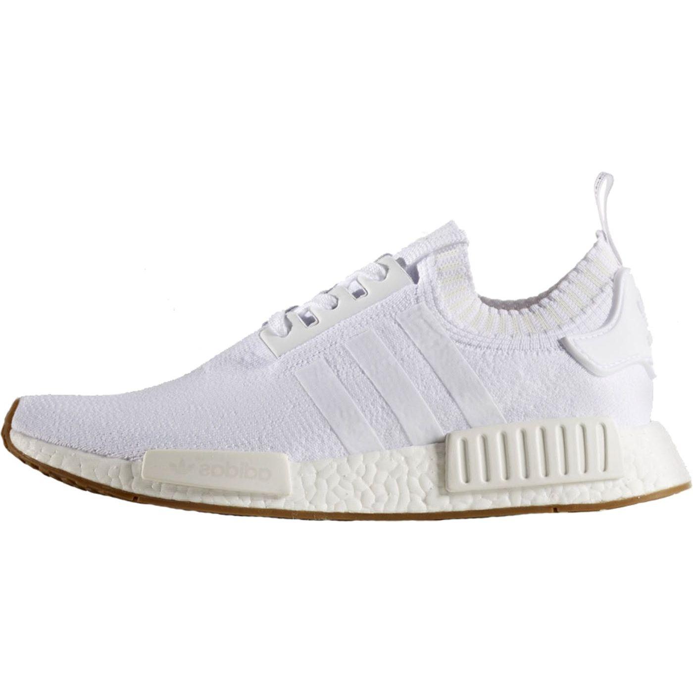 

Кроссовки унисекс adidas NMD_R1 Primeknit White Gum BY1888