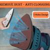2pcs Mouse Detail Sanding Interface Pad 5 Holes Foam Interface Mouse Sander Sandpaper Backing Pad