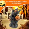 Pumpkin Figurine Resin Halloween Pumpkin Skull Tree Halloween Pumpkin Tree Sculpture Ornaments Outdoor Garden Decoration