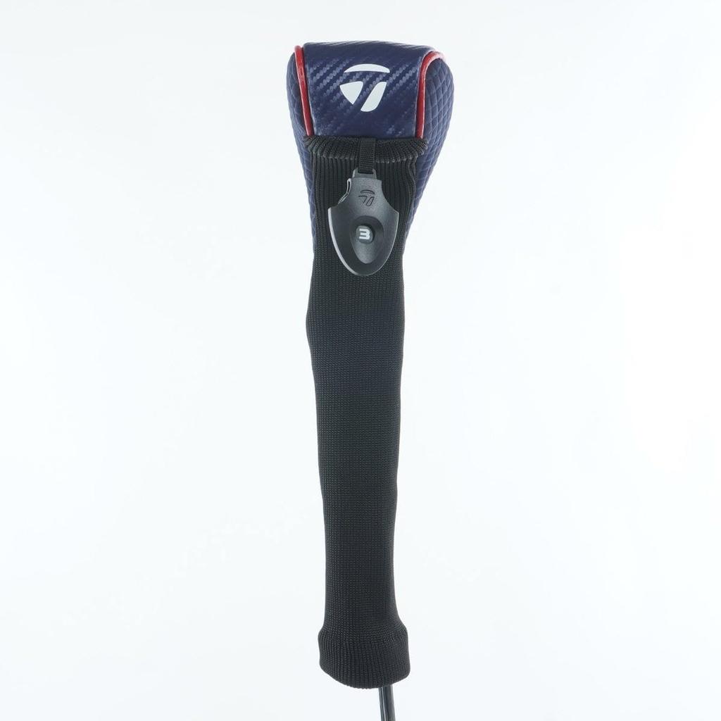 TAYLOR MADE Austech Head Cover Utility White/Navy/Red Men's Head Cover