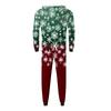 Fashion Print Parent-Child Outfit Hooded Zipper One-Piece Fashionable Home Suit Set