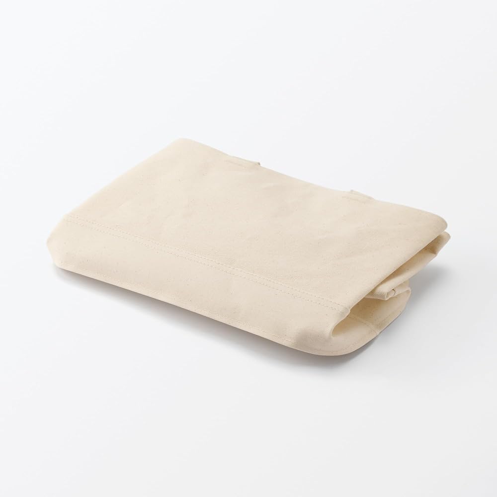 MUJI Cotton Canvas Soft Box with Handle, Slim Large, Approx. W37 x D185 x H26cm, 23090001, Clothing