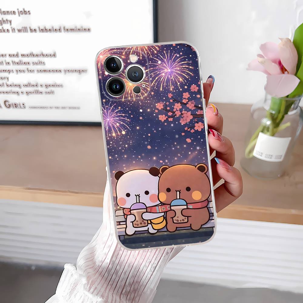Cute Bubu Dudu Phone Case For IPhone 17 16 15 14 13 12 11 Pro Max Plus Mini Clear TPU Cover
