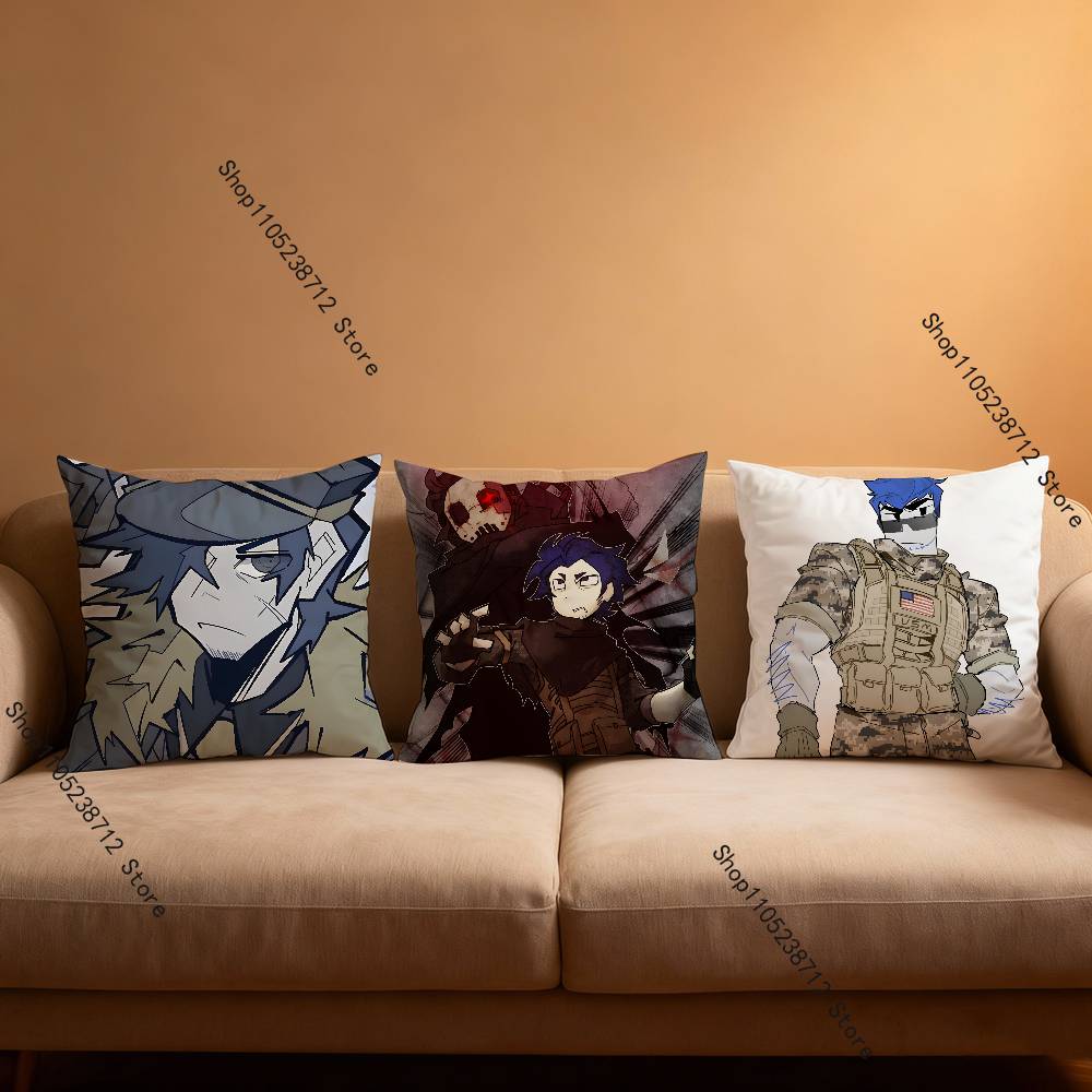 G-Guest 1337 Forsaken Pillowcase Pillowslip Cushion Plush Boys Girls Cartoon Anime Kawaii Decoration Kids Birthday Cute Gifts