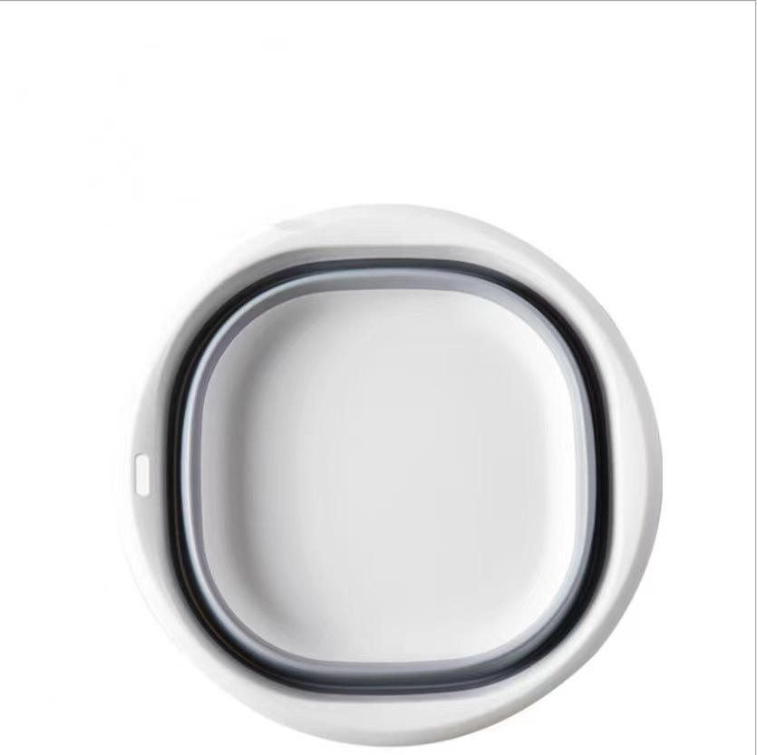 

Многоцелевой складной умывальник Портативная ванна для стирки Подвесная раковина для ванной комнаты Путешествия Туризм Пикник Чистящий инструмент Товары для ванной комнаты светло-серый