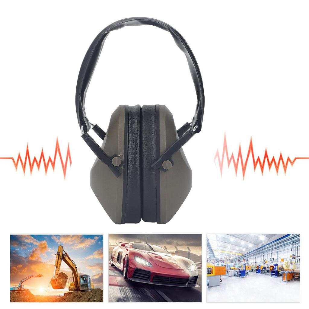Noise Reduction Ear Muffs Hearing Earmuffs Foldable Sound Headphones Comfortable Ear Defenders