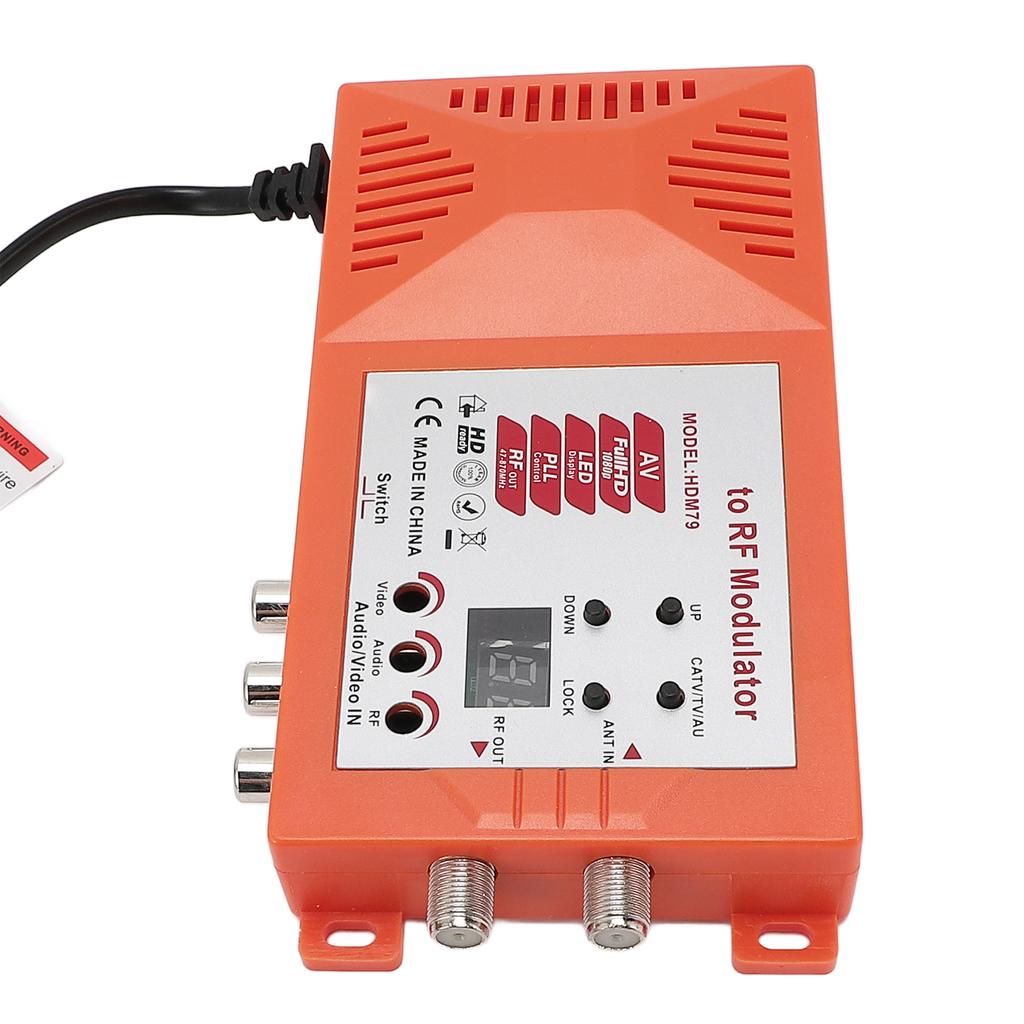 HD Multimedia Interface zu RF Modulator 1080P AV zu RF Koaxial-Konverter Unterstützt PAL NTSC Format