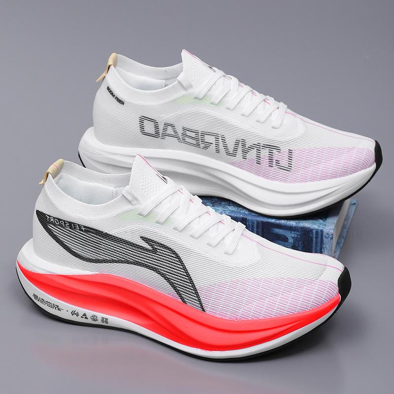 Feidian 5E running shoes 2025 new sports training shoes men and women youth shock absorption high rebound carbon board racing shoes