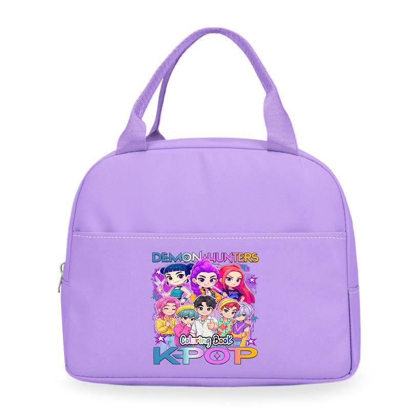 Модная Kpop Сумка для ланча Witch Hunt Team, Милая и Портативная Сумка для ланча для детей