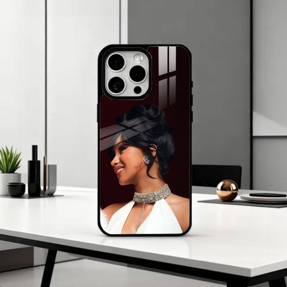 

Рэперша Cardi B Чехол для телефона для iPhone17,16,15,14,13,12,11 Plus,Pro Max Магнитный для Magsafe Беспроводная зарядка iPhone14Plus