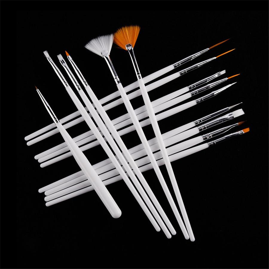 34 Pcs Nail Electric Drill Nail File Art Gel Design Pen Painting Polish Brush Dotting Drawing Tools Set