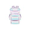 Li Ning Polyester Blend Fabric Backpack Unisex White Purple ABSS133-2