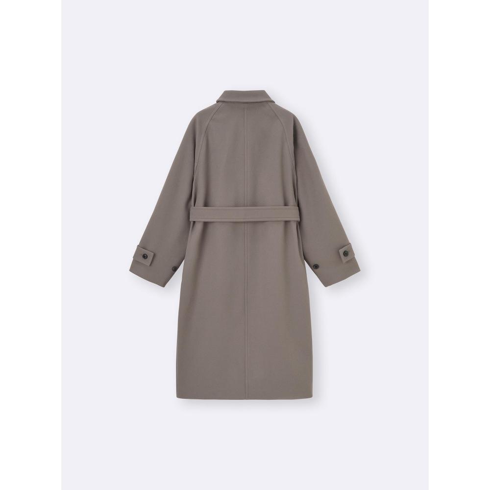 GU by Uniqlo Cozy Melton Balmacaan Coat  Standard Length 108.0 115.0cm 