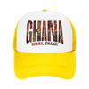 Ghana National Team  Sun Hats  Yk Cute Unisex Adult Mesh Trucker Hat Wholesale Custom Logo Hunting Camping Baseball Caps Gift