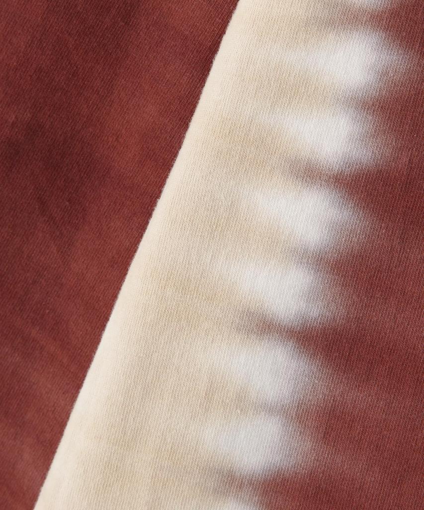 Schott NYC TIE DYE LS T-SHIRT "AMERICAN BRAND WITH PRIDE" / Herren L 050 Braun / 782-4130003