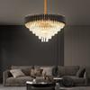 German Warehouse Modern Style Crystal Chandelier for Hotel Living Room Large Size LED Adjustable Height Ceiling Pendant Lights