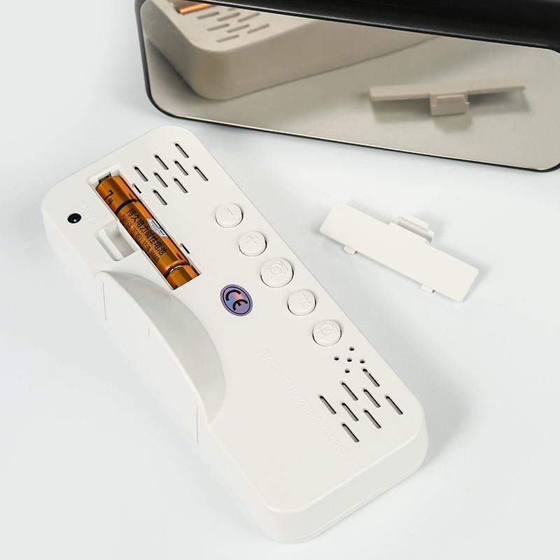 New Multi-functional LED Mirror Alarm Clock, Student Dormitory Desktop Electronic Clock, Creative Digital Clock