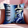 Singer C-Cher Cushion Cover Breathable Linen Pillowcase Summer Odorless Eco-Friendly Invisible Zipper Washable