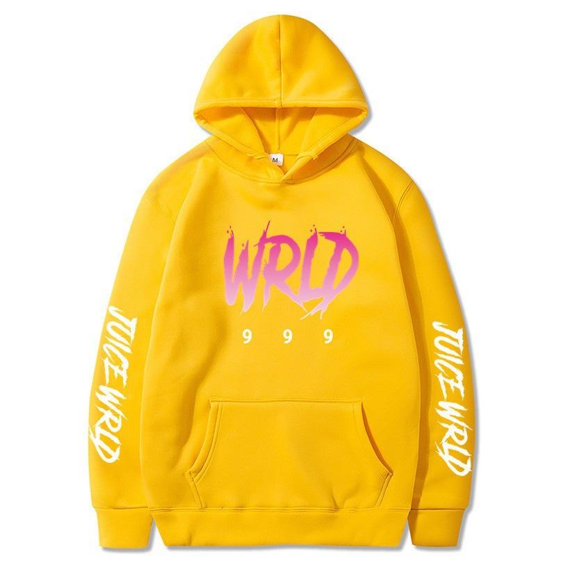 New hot sweater singer juice wrld print street popular men's and women's autumn and winter hoodie