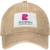 Busan Metropolitan City Logo Baseball Cap Vintage Washed Denim Style Adjustable Dad Hat for Adults