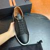 Real Leather Shoes Lazy Casual Lace Up Low Heeled Board Shoes Foreign Trade Shoes Guangzhou Dexun Style Johnny'S Men'S
