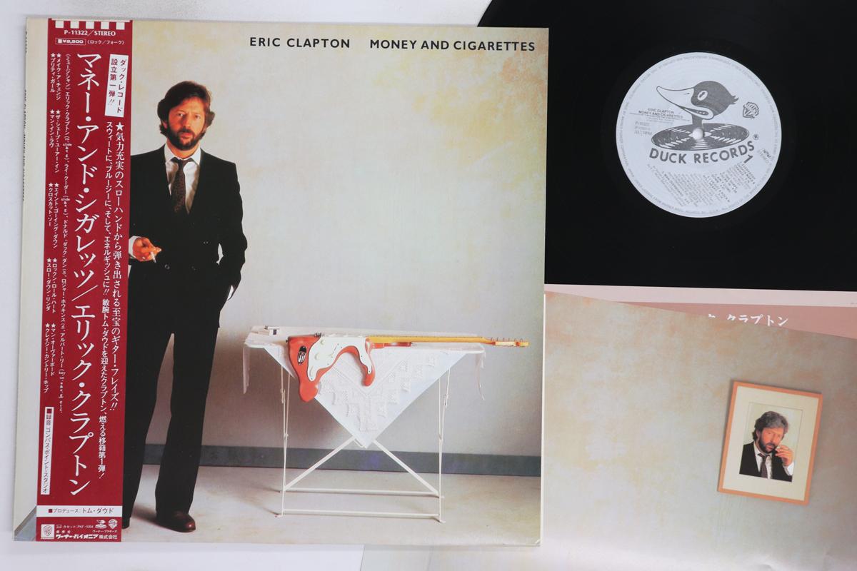

LP Пластинка ЭРИК КЛЭПТОН - Деньги и сигареты P11322 DUCK 1983 Япония Оби Рок Б/У