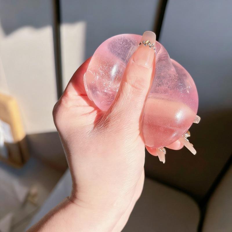 Blauer Maltose Fidget Squishy Transparente Squishy Stressball Fidget Spielzeug Plüsch Rosa Maltose Langsam Rückfederndes Dekompressionsspielzeug